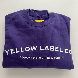 NEW Yallow Label Crew Cropped